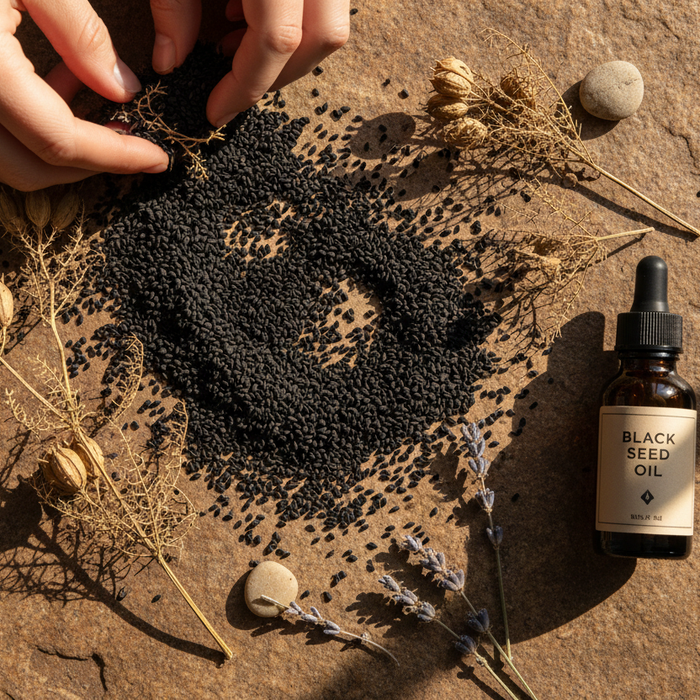Nigella sativa seeds and black seed oil production process