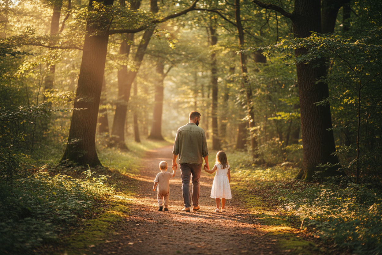 Forest Family - Less Foreground